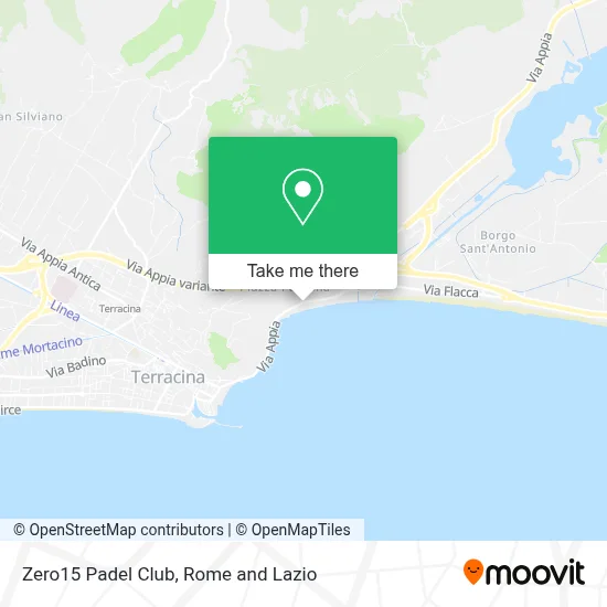 Zero15 Padel Club map