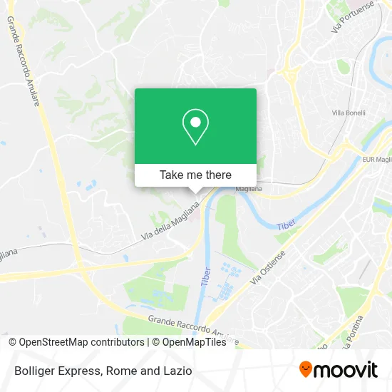 Bolliger Express map