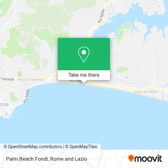 Palm Beach Fondi map