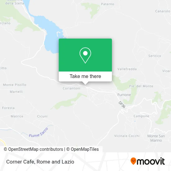 Corner Cafe map
