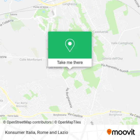 Konsumer Italia map