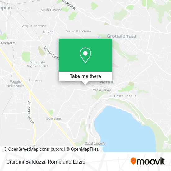 Giardini Balduzzi map