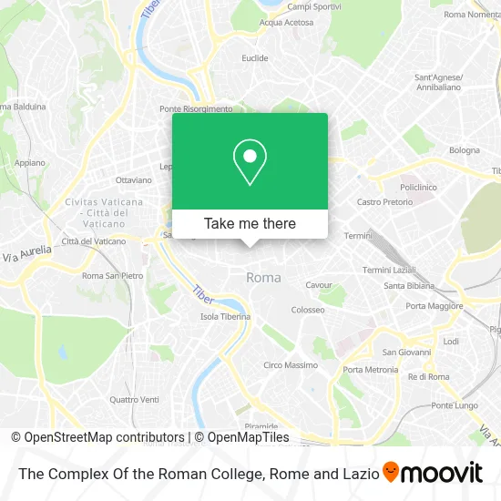 The Complex Of the Roman College map