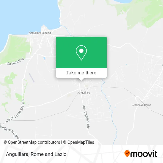 Anguillara map