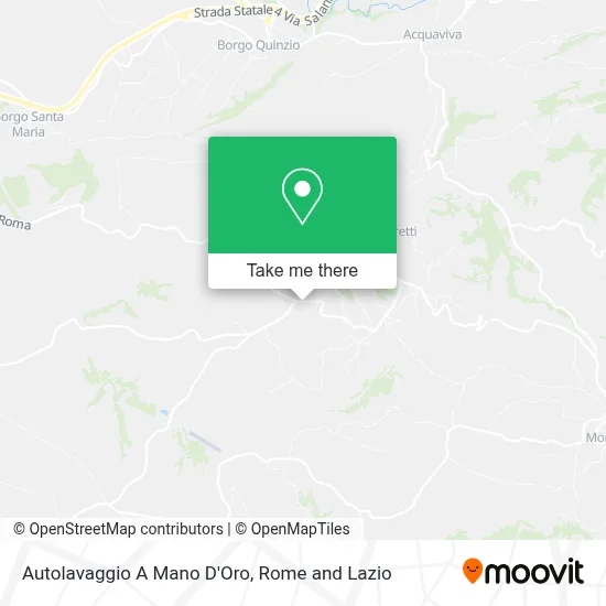 Autolavaggio A Mano D'Oro map
