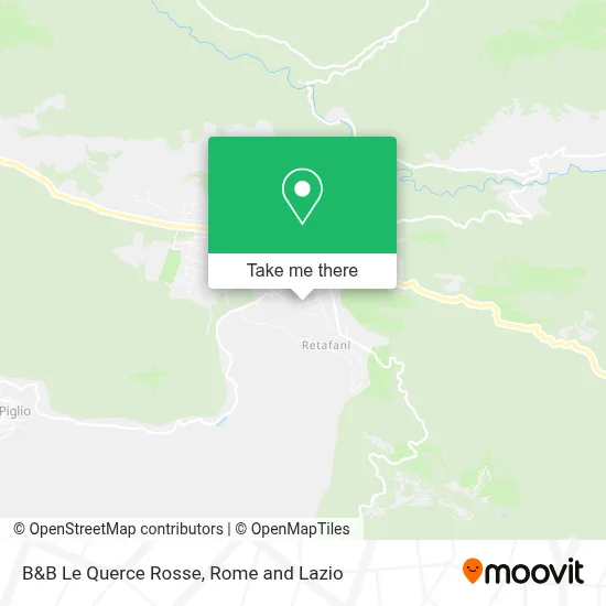 B&B Le Querce Rosse map