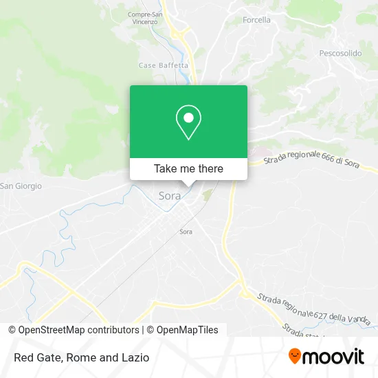 Red Gate map