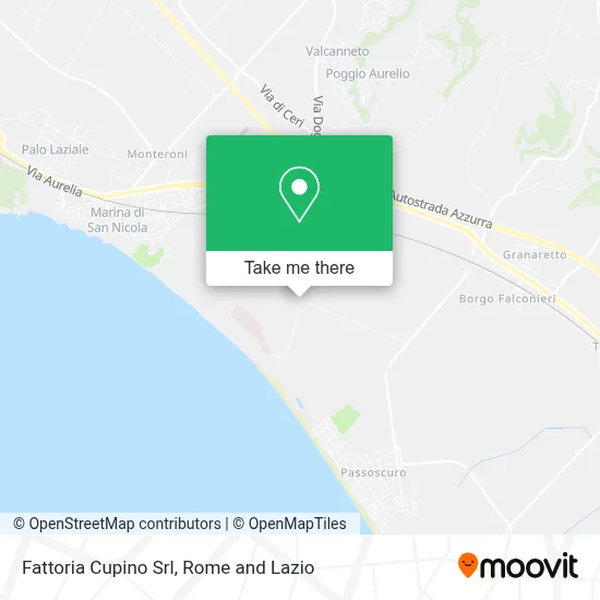 Fattoria Cupino Srl map