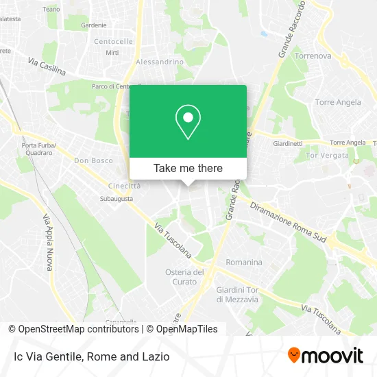 Ic Via Gentile map