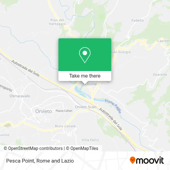 Pesca Point map