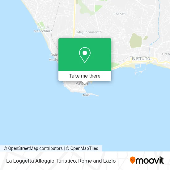 La Loggetta Alloggio Turistico map