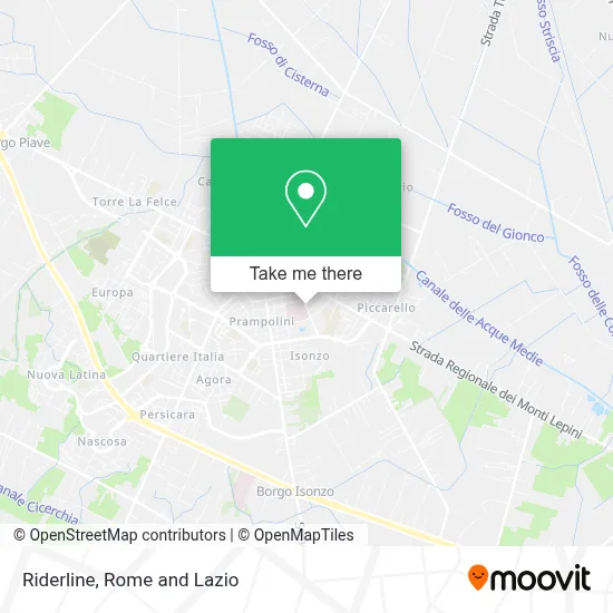 Riderline map
