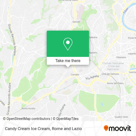 Candy Cream Ice Cream map