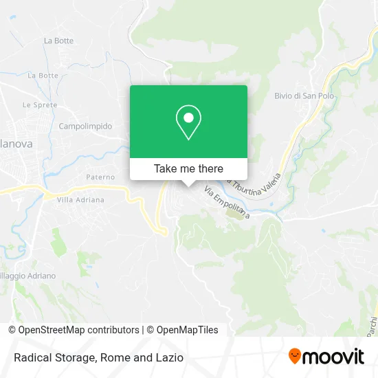 Radical Storage map