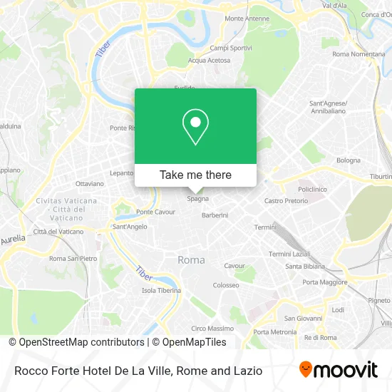 Rocco Forte Hotel De La Ville map