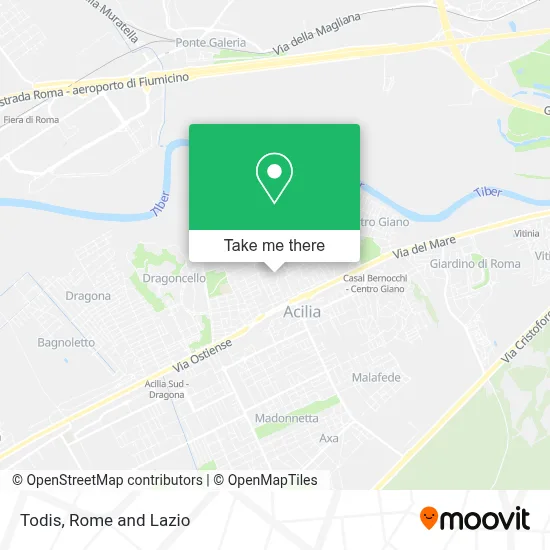 Todis map