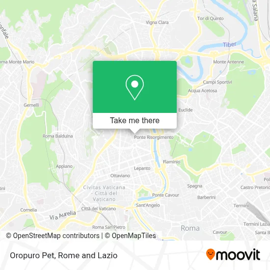 Oropuro Pet map