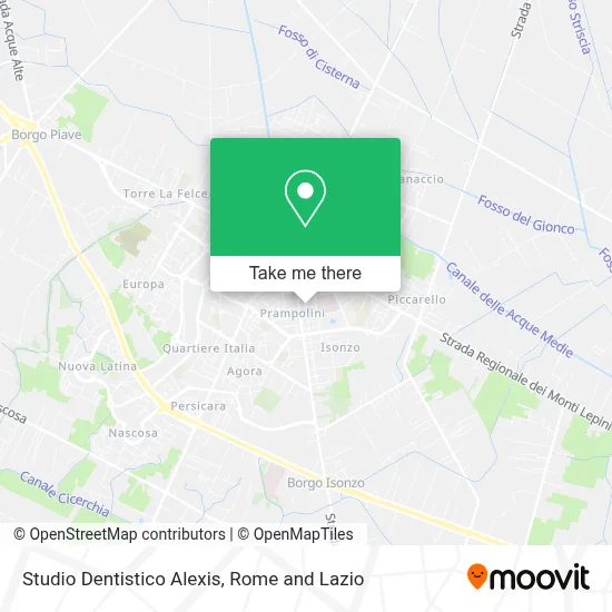 Studio Dentistico Alexis map