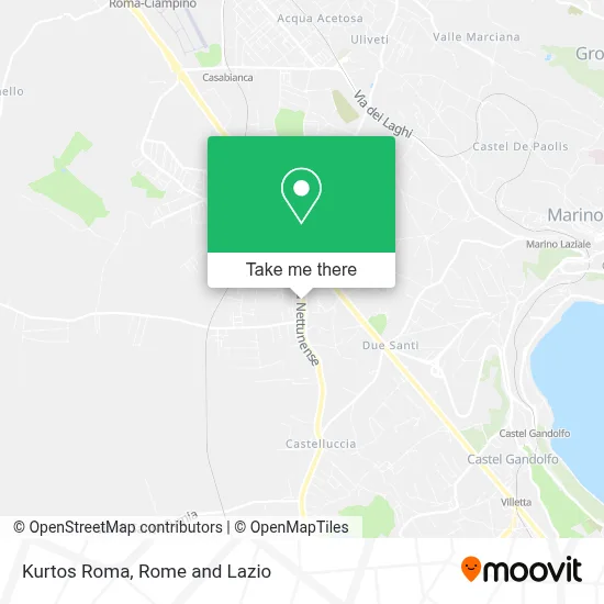 Kurtos Roma map