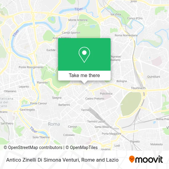 Antico Zinelli Di Simona Venturi map