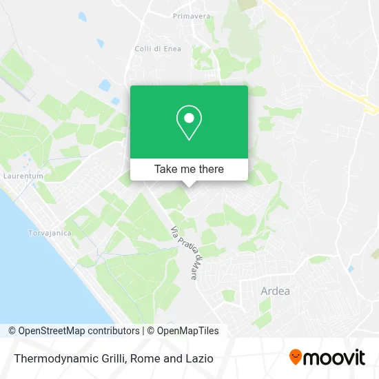 Thermodynamic Grilli map