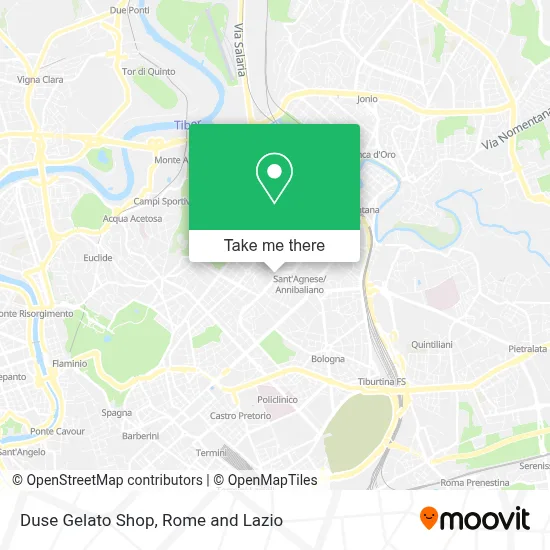 Duse Gelato Shop map