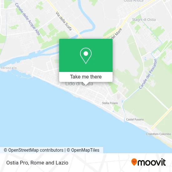 Ostia Pro map