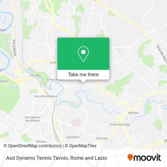 Asd Dynamo Tennis Tavolo map