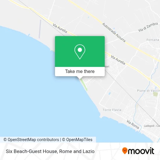 Six Beach-Guest House map
