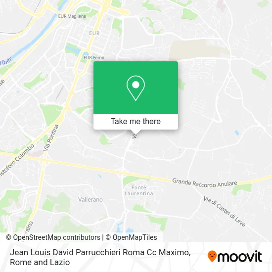 Jean Louis David Parrucchieri Roma Cc Maximo map