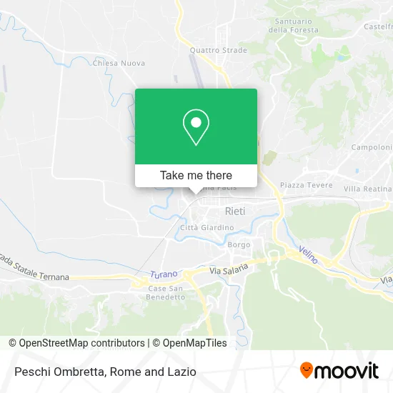 Peschi Ombretta map