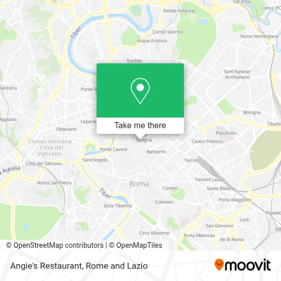 Angie's Restaurant map