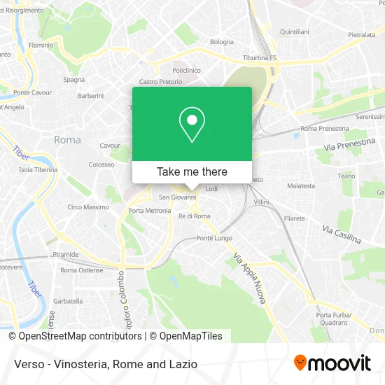 Verso - Vinosteria map