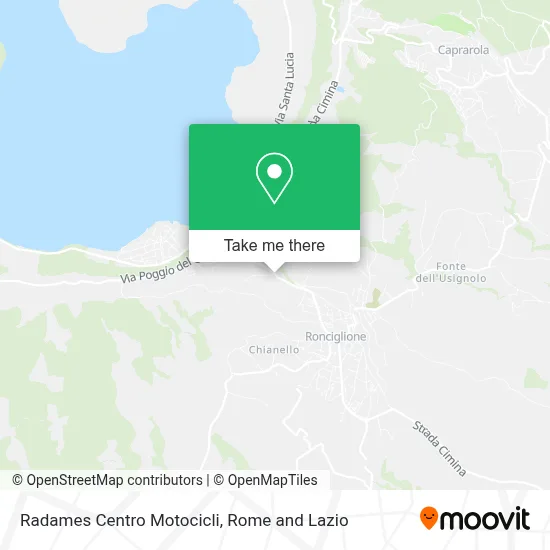 Radames Centro Motocicli map