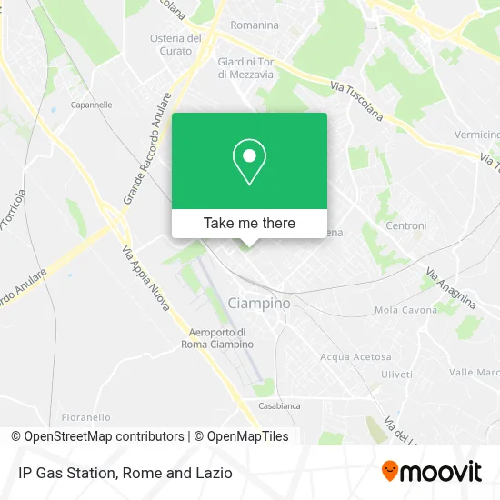 IP Gas Station map