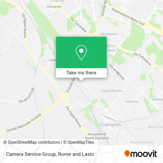 Camera Service Group map