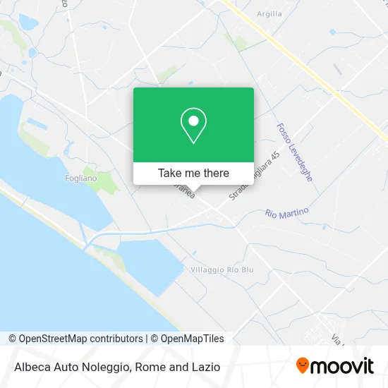 Albeca Auto Noleggio map