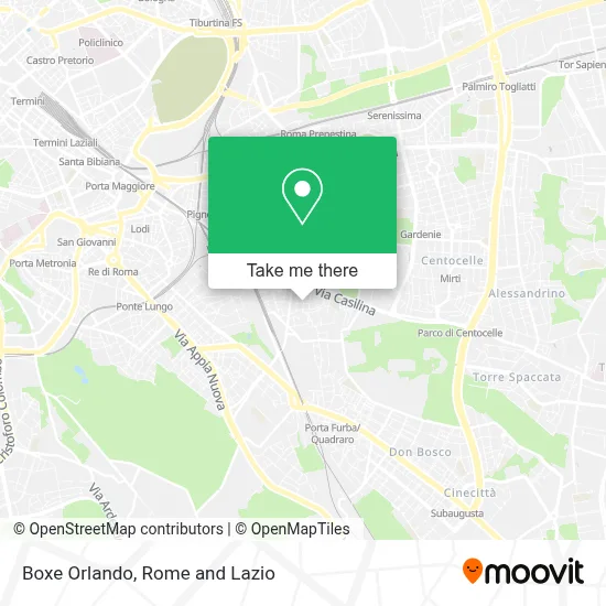 Boxe Orlando map