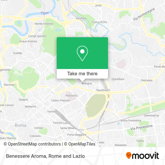 Benessere Aroma map