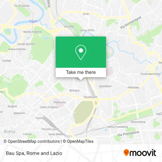 Bau Spa map