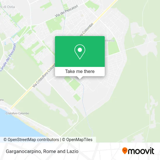 Garganocarpino map