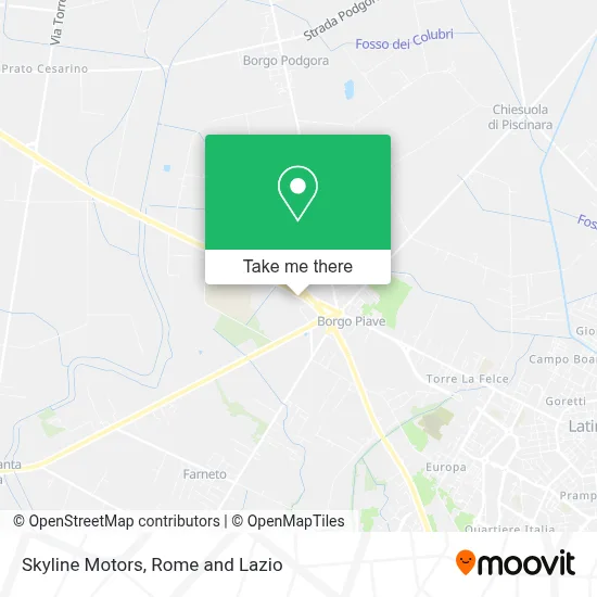 Skyline Motors map
