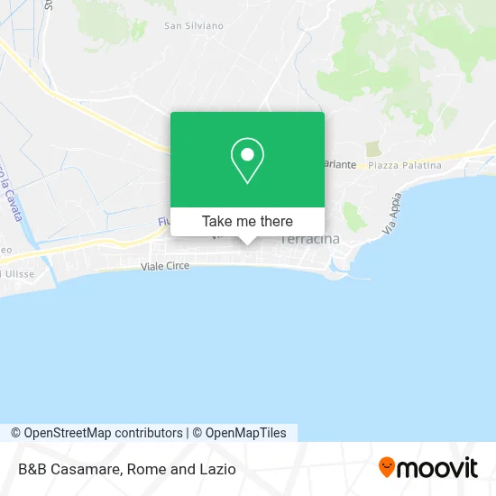 B&B Casamare map