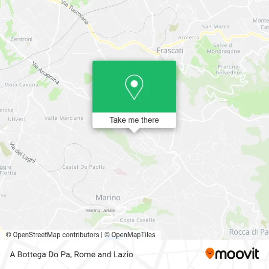 A Bottega Do Pa map