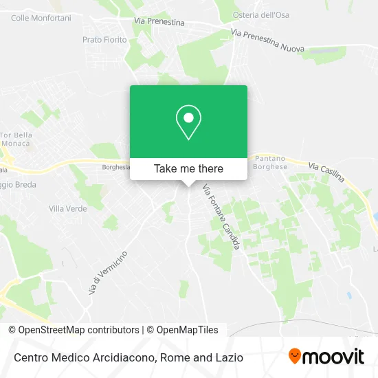 Centro Medico Arcidiacono map