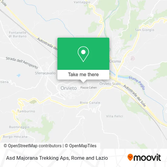 Asd Majorana Trekking Aps map