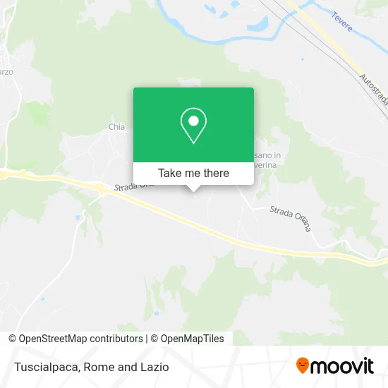 Tuscialpaca map