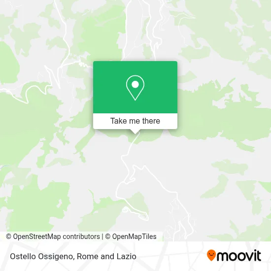 Ostello Ossigeno map
