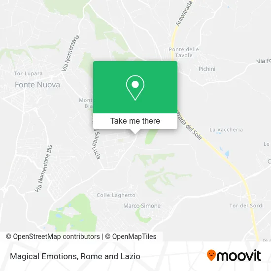 Magical Emotions map