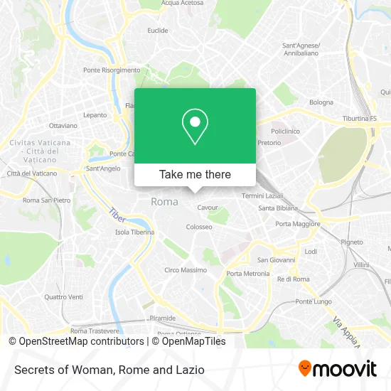 Secrets of Woman map